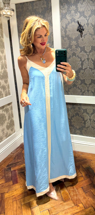 Alba Maxi Blue Dress