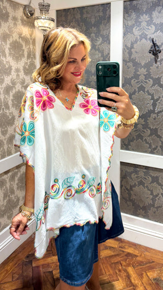 Vicky Shawl- White
