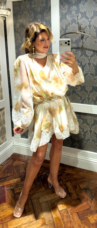 Golden Bloom Dress