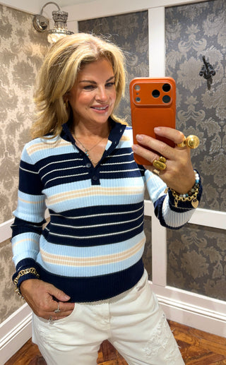 Della Stripe Knit Jumper