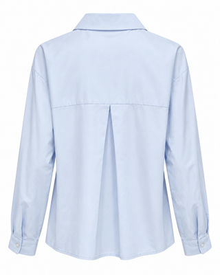 Pippa Ruffle Shirt - Blue