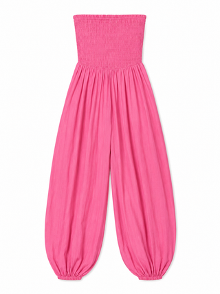 Rowan Pink Bandeau Jumpsuit