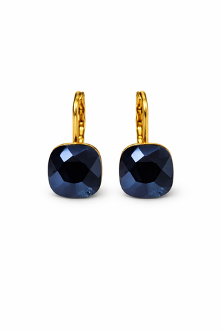 Deep Navy Square earrings