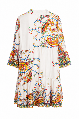Nellie Boho Floral Short Dress