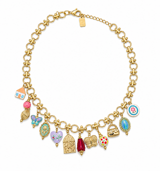 Necklace Butterfly Multi Gem