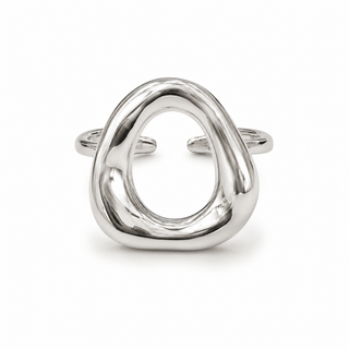 Ring Circle Adjustable -Silver