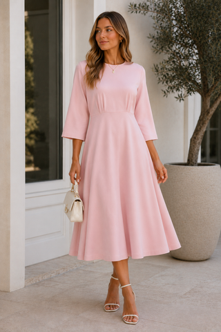 Lewat Super Soft Dress - Pink