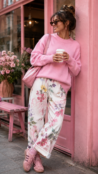 Alina Alpaca Knit Jumper- Baby Pink