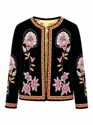 Gibraltar Velvet Jacket Derhy - Black