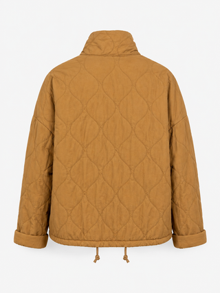 Aspen Quilted Cotton Jacket - Tan