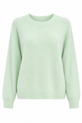 Alina Alpaca Knit Jumper- Mint