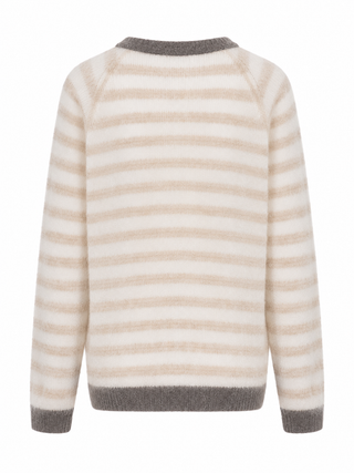 Reyte Stripe Knit - Beige