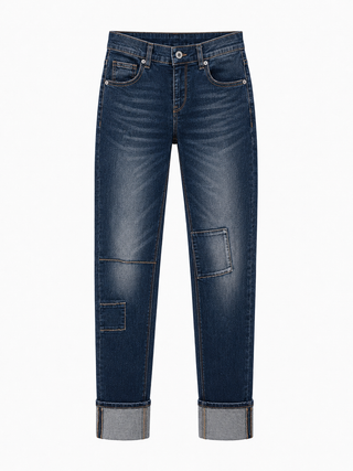 Harper Patch Jeans - Blue