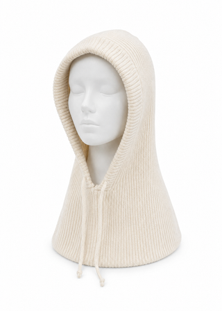 Maisy Detachable Hoodie - Cream