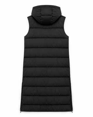 Tia Gilet Long -Black