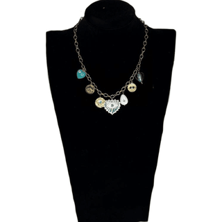 Eye Charm Necklace- Turquoise